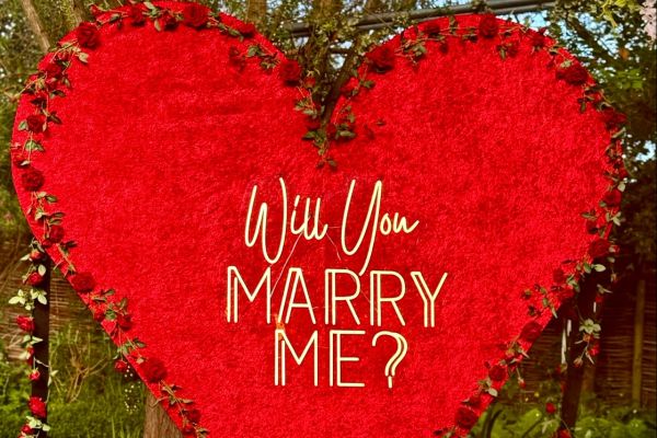 Marry Me Proposal Heart